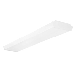 RAB GUS4-36NW/D10 Dimmable General Purpose Wraparound Fixture With 0 to 10 VDC Dimming Driver,) LED Lamp, 36 W Fixture, 120 to 277 VAC, White Housing