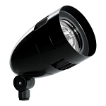RAB HBLED26B Floodlight,) LED Lamp, 27 W Fixture, 120 to 277 VAC, Black Housing