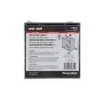 Red Dot® 2IHD5-2 Deep Universal Weatherproof Box, Die Cast Aluminum, 40.3 cu-in Capacity, 2 Gangs, 5 Outlets, 4-9/16 in L x 4-5/8 in W x 2-1/16 in D