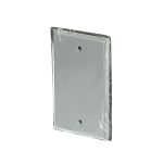 Red Dot® CCB Blank Weatherproof Receptacle Cover, 4-9/16 in L x 2-13/16 in W, Steel