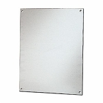 Robroy BP1212AL Flat Enclosure Back Panel, 10.88 in L x 10.88 in W, Aluminum, Metallic