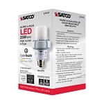 SATCO® S13161 Hi-Pro Post Top Light, 25 W, 200 W Incandescent Equivalent, E26 Lamp Base, AP23 Shape, 3000, 3250, 3375 Lumens