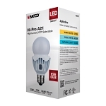 SATCO® S28737 A-Line Light, 20 W, 150 W Incandescent Equivalent, E26 Lamp, A21 Shape, 2760/3020/2860 Lumens