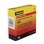 Scotch® 7000006086 Linermess Tape, 10 yd L 1.5 in W, 3 mil THK, Ethylene Rubber Backing, Black