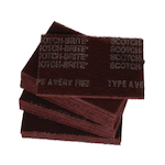 Scotch-Brite™ 7000045971 Pad, 9 in L, 6 in W/Dia, Very Fine Grade, Aluminum Oxide Abrasive