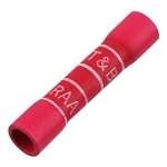 Sta-Kon® 2RA18X Vinyl Insulated Butt Splice Connector, 22 to 18 AWG Conductor, 1.13 in L, Copper, Red