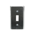 Steel City® 58-C-30 Utility Outlet Box Cover With Single Toggle Switch, 4 in L x 2-1/8 in W, Steel