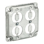 Steel City® RS-8 RS Series Surface Cover, 4 in L x 4 in W x 1/2 in D, Steel