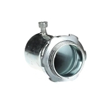 Steel City® TC123A Non-Insulated Set Screw Connector, 1 in Trade, For Use With EMT Conduit, Steel, Zinc Plated