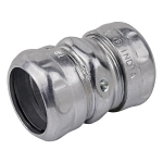 Steel City® TK113A Compression Coupling, 1 in, For Use With EMT Conduit, Steel, Zinc Plated