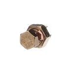 Blackburn® 2H Type H High Strength Split Bolt Connector, 6 to 2 AWG Solid Copper Conductor, 19/32 x 1-1/4 in Bolt, Bronze Alloy