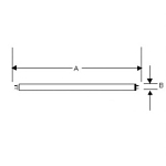 Sylvania F40CWX/24441 Fluorescent Lamp, 40 W, Medium Bi-Pin Fluorescent Lamp, 2150 Lumens, 87 CRI, 4100 K