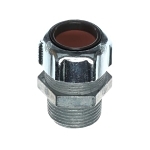 T&B® 2535 Ranger® Liquidtight Strain Relief Cord Connector, 3/4 in Trade, 5/8 to 3/4 in Cable Openings, Die Cast Zinc, Zinc Plated