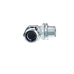 T&B® 5352 Insulated Conduit Connector, 1/2 in Trade, 90 deg, Malleable Iron, Chromate Coated/Electro-Zinc Plated