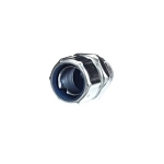 T&B® 5334-TB Insulated Straight Conduit Connector, 1 in Trade, Steel, Chromate Coated/Electro-Zinc Plated