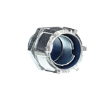 T&B® 5336 Insulated Straight Conduit Connector, 1-1/2 in Trade, Malleable Iron, Chromate Coated/Electro-Zinc Plated