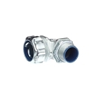 T&B® 5353 Insulated Conduit Connector, 3/4 in Trade, 90 deg, Malleable Iron, Chromate Coated/Electro-Zinc Plated