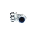 T&B® 5353 Insulated Conduit Connector, 3/4 in Trade, 90 deg, Malleable Iron, Chromate Coated/Electro-Zinc Plated