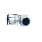 T&B® 5354 Insulated Conduit Connector, 1 in Trade, 90 deg, Malleable Iron, Chromate Coated/Electro-Zinc Plated