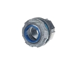 T&B® H100-TB Hub Connector With Thermoplastic Insulated Throat, 1 in, For Use With Rigid/IMC Conduits, Zinc