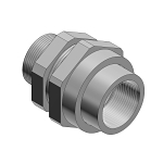 T&B® Industrial Fitting UNY-105-TB 3-Piece Coupling Dust-Ignitionproof Male Explosionproof Conduit Union, 1/2 in, Steel, Electro Galvanized