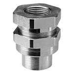 T&B® Industrial Fitting OCAL-BLUE® UNF-505-TB 3-Piece Coupling Female Conduit Union, 1-1/2 in, Steel, Electro Galvanized