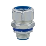 T&B® 5333 Insulated Straight Conduit Connector, 3/4 in Trade, Steel, Chromate Coated/Electro-Zinc Plated