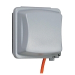 TAYMAC® MM2410C 55-in-1 Weatherproof While-In-Use Cover, 3-1/4 in L x 5-1/2 in W x 3.07 in D, Polycarbonate Glass