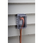 TAYMAC® MM410C Weatherproof While-In-Use Box Cover, 3-1/4 in L 4 in W 2-3/4 in D, Weatherproof Cover, Polycarbonate