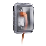 TAYMAC® MM410C Weatherproof While-In-Use Box Cover, 3-1/4 in L x 4 in W x 2-3/4 in D, Polycarbonate