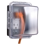 TAYMAC® MM710C Weatherproof While-In-Use Box Cover, 5.38 in L x 4 in W x 4-3/4 in D, Polycarbonate