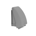 TAYMAC® MX4280S 8-in-1 Extra Duty Low Profile Weatherproof While-In-Use Cover, 5.98 in L x 3.48 in W x 2.27 in D, Die Cast Metal