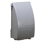 TAYMAC® MX5280S 1-Hole Extra Duty Low Profile Weatherproof While-In-Use Cover, 6-1/4 in L x 4 in W x 6.3 in D, Die Cast Metal