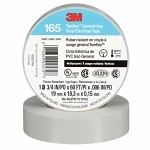 Temflex™ 7100169192 165GY4A Electrical Tape, 20 yd L 0.75 in W, 0.6 in THK, Vinyl, Rubber Adhesive, PVC Backing, Gray