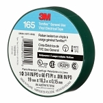Temflex™ 7100169430 165GR4A Electrical Tape, 20 yd L 0.75 in W, 0.6 in THK, Vinyl, Rubber Adhesive, PVC Backing, Green