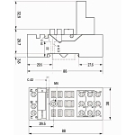 Turck S5-M Socket Base, 400 V, 16 A, For Use With C5 Relays