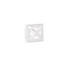 Ty-Rap® TC5344A Cable Tie Mounting Base, 4-Way, Self-Adhesive Mount, 0.19 in W Tie, Nylon/Polyamide 6.6, Natural