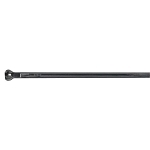 Ty-Rap® TY5242MX 2-Piece High Performance Standard Cable Tie, 8.2 in L x 0.142 in W x 0.041 in THK, Nylon/Polyamide 6.6, Black