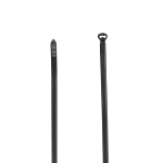 Ty-Rap® TY527MX 2-Piece High Performance Standard Cable Tie, 13.4 in L x 0.27 in W x 0.06 in THK, Nylon/Polyamide 6.6, Black