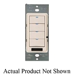 WattStopper® LMSW-104-W LMSW-100 4-Button Digital Wall Switch, 24 VDC, 5 mA, On/Off Operation, White