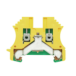 Weidmuller 1010000000 W Series 1-Tier Terminal Block, 800 VAC, 300 A, 26 to 12 AWG Wire, Threaded Mount