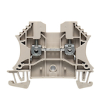 Weidmuller 1020000000 WDU 1-Tier Terminal Block, 800 VAC, 24 A, 30 to 12 AWG Wire, Snap-On Mount