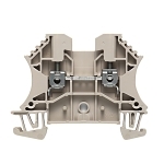 Weidmuller 1020000000 WDU 1-Tier Terminal Block, 800 VAC, 24 A, 30 to 12 AWG Wire, Snap-On Mount