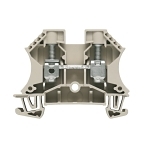 Weidmuller 1020300000 WDU 1-Tier Terminal Block, 1000 VAC, 57 A, 18 to 6 AWG Wire, Snap-On Mount