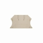 Weidmuller 1050000000 End Plate, For Use With W Series Terminals, Wemid, Dark Beige