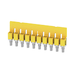 Weidmuller 1052060000 W Series Terminal Cross Connector, Screwed Construction, 10 Poles, Polyamide, 59.4 mm L x 7.6 mm W x 18 mm H