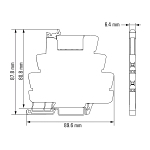 Weidmuller 1122850000 Solid State Relay, 28 mA/6 A, SPDT Contact