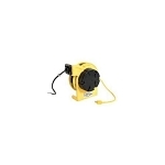 Woodhead® Super-Safeway® 980 130091 Type SJTOW Standard Duty Electric Cord Reel With Flying Lead, 13 W Fluorescent Light, 120 VAC, 8 A, 50 ft L Cord, 16 AWG Conductor